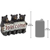image:imageDesign Toscano Black Bear Cubs Outdoor Welcome Sign Animal Statue 11 Inch Resin Full Color FinishBlack Bear Cubs