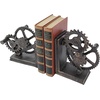 image:imageDesign Toscano Industrial Gear Sculptural Iron Bookends