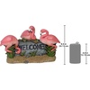 image:imageDesign Toscano Pink Flamingo Welcome Statue Multicolored 145Wx6Dx95H