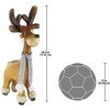 image:imageDesign Toscano Santas Second Team Holiday Reindeer Statue ZoeyFull Color