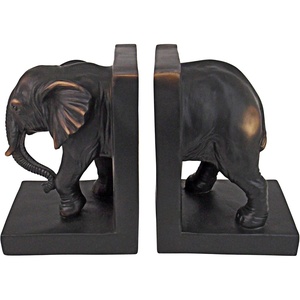 image:imageDesign Toscano Elephant Bookends Statue 7 Inch Set of Two Faux BronzeQM2859800Elephant