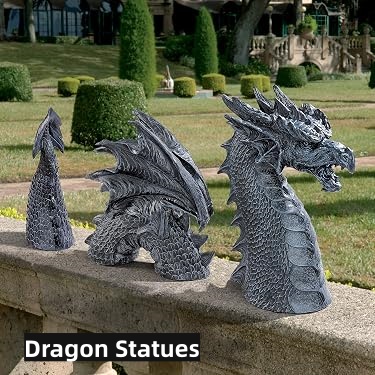 Design Toscano｜Garden Decor Animal Statue,Hand‑Painted Resin Sculptures & Home Accents