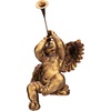 image:imageDesign Toscano JE930801 Trumpeting Angels of Peters Square Holiday Statue Ornaments Set of Two Boy amp Girl 7 inches Wide 13 inches Tall Handcast Polyresin Antique Gold FinishBoy