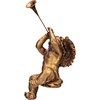 image:imageDesign Toscano JE930801 Trumpeting Angels of Peters Square Holiday Statue Ornaments Set of Two Boy amp Girl 7 inches Wide 13 inches Tall Handcast Polyresin Antique Gold FinishBoy
