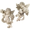 image:imageDesign Toscano Cherub Harvest Wall Sculptures Set of 2 Full Color 1050 x 450