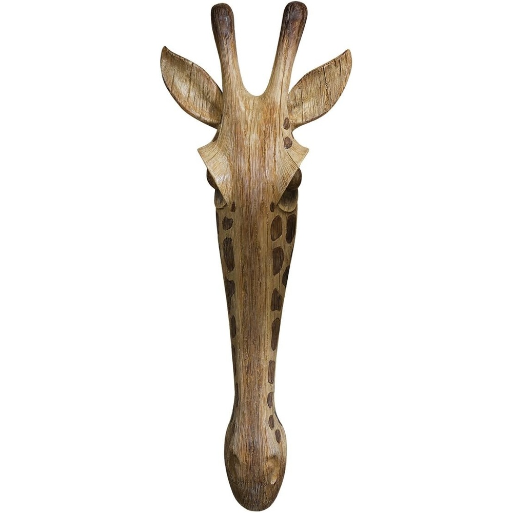 image:imageDesign Toscano QS91812 Elephant Animal Mask of the Savannah Wall Decor Sculpture MulticoloredGiraffe