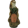 image:imageDesign Toscano EU1054 Carotene the Rabbit with Carrots Easter Dcor IndoorOutdoor Garden Statue 6 Inches Wide 12 Inches Tall Handcast Polyresin Full Color FinishSolid