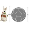 image:imageDesign Toscano EU1054 Carotene the Rabbit with Carrots Easter Dcor IndoorOutdoor Garden Statue 6 Inches Wide 12 Inches Tall Handcast Polyresin Full Color FinishStatue