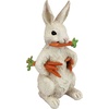 image:imageDesign Toscano EU1054 Carotene the Rabbit with Carrots Easter Dcor IndoorOutdoor Garden Statue 6 Inches Wide 12 Inches Tall Handcast Polyresin Full Color FinishStatue