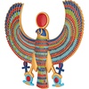 image:imageDesign Toscano Egypitan Decor Eye of Horus Wall Sculpture Plaque 12 Inch Polyresin Full Color QL124212Horus Plaque