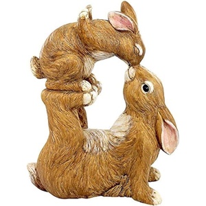 image:imageDesign Toscano EU1054 Carotene the Rabbit with Carrots Easter Dcor IndoorOutdoor Garden Statue 6 Inches Wide 12 Inches Tall Handcast Polyresin Full Color FinishStatue