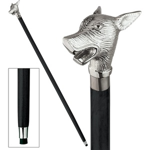 image:imageDesign Toscano Hardwood Walking StickHowling Werewolf