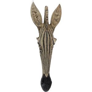 image:imageDesign Toscano QS91812 Elephant Animal Mask of the Savannah Wall Decor Sculpture MulticoloredZebra