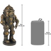 image:imageDesign Toscano CL7321 Tritonia Atmospheric Diving Suit Steampunk Statue 8 Inch Antique Brass