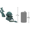 image:imageDesign Toscano Meara the Mermaid Swimmer IndoorOutdoor Garden Statue for Patio Pool or Lawn 16 Inches Wide 7 Inches Deep 7 Inches High Handcast Polyresin Green Verdigris Finish