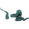 image:imageDesign Toscano Meara the Mermaid Swimmer IndoorOutdoor Garden Statue for Patio Pool or Lawn 16 Inches Wide 7 Inches Deep 7 Inches High Handcast Polyresin Green Verdigris Finish