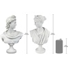 image:imageDesign Toscano Nubian Kandake Sculptural Bust SingleSet of 2