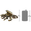 image:imageDesign Toscano Steampunk Gothic Gear Dragon Statue Bronze