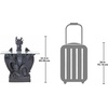 image:imageDesign Toscano The Subservient Dragon GlassTopped Sculptural Table 33 Inch Gray Stone Finish