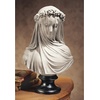 image:imageDesign Toscano Veiled Maiden Indoor Bust Statue 9 Inch Wide 14 Inch Tall