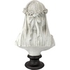 image:imageDesign Toscano Veiled Maiden Indoor Bust Statue 9 Inch Wide 14 Inch Tall