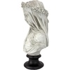 image:imageDesign Toscano Veiled Maiden Indoor Bust Statue 9 Inch Wide 14 Inch Tall