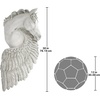 image:imageDesign Toscano Wings of Fury Pegasus Horse Wall SculptureWings of Fury