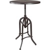 image:imageDesign Toscano Industrial Revolution Adjustable Height Side Table Black 25 Inch