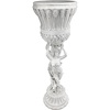 image:imageDesign Toscano Les Filles Joyeuses Dancing Maidens Pedestal Column Plant Stand with Urn 36 Inch Tall Cast Stone Resin Antique Stone Finish