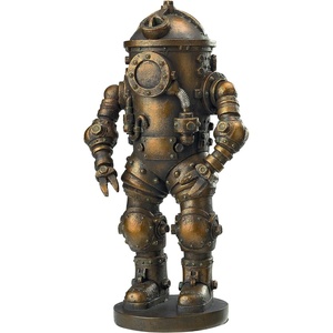 image:imageDesign Toscano CL7321 Tritonia Atmospheric Diving Suit Steampunk Statue 8 Inch Antique Brass