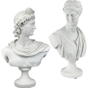 image:imageDesign Toscano Nubian Kandake Sculptural Bust SingleDiana and Apollo Set