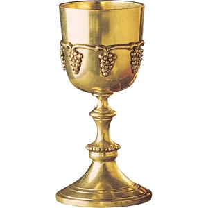 image:imageDesign Toscano TV8747 Grape Harvest Wine Goblet 7 Inch Faux Gold 8 fluid ounces8 Ounces