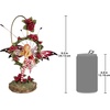 image:imageDesign Toscano QS232882 Radiant Rose Fairy Dangling Statue with Display Stand 9 Inch Polyresin Full ColorRadiant Rose