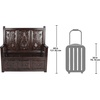image:imageDesign Toscano Historic Monks Storage Wood Entryway Bench