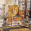 image:imageDesign Toscano King Tutankhamens Tomb Egyptian Throne Chair 41 Inch Gold