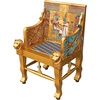 image:imageDesign Toscano King Tutankhamens Tomb Egyptian Throne Chair 41 Inch Gold