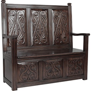 image:imageDesign Toscano Historic Monks Storage Wood Entryway Bench