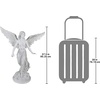 image:imageDesign Toscano Angel of Patience Statue Large 37 Inch Polyresin Antique StoneLarge  37 Inch
