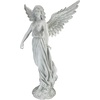 image:imageDesign Toscano Angel of Patience Statue Large 37 Inch Polyresin Antique StoneMedium  21 Inch