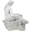image:imageDesign Toscano Daydreaming Mermaid of Langeline Cove Coastal Decor Garden Statue 35 Inch Polyresin Antique StoneDaydreaming
