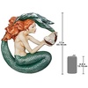 image:imageDesign Toscano Daydreaming Mermaid of Langeline Cove Coastal Decor Garden Statue 35 Inch Polyresin Antique StoneMisty Mae