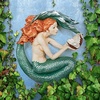 image:imageDesign Toscano Daydreaming Mermaid of Langeline Cove Coastal Decor Garden Statue 35 Inch Polyresin Antique StoneMisty Mae