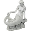image:imageDesign Toscano Daydreaming Mermaid of Langeline Cove Coastal Decor Garden Statue 35 Inch Polyresin Antique StoneDaydreaming