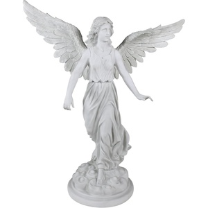 image:imageDesign Toscano Angel of Patience Statue Large 37 Inch Polyresin Antique StoneLarge  37 Inch
