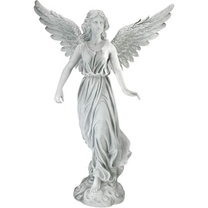 image:imageDesign Toscano Angel of Patience Statue Large 37 Inch Polyresin Antique StoneMedium  21 Inch
