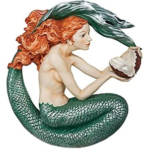 image:imageDesign Toscano Daydreaming Mermaid of Langeline Cove Coastal Decor Garden Statue 35 Inch Polyresin Antique StoneMisty Mae
