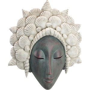 image:imageDesign Toscano Daydreaming Mermaid of Langeline Cove Coastal Decor Garden Statue 35 Inch Polyresin Antique StoneSeashell Maiden