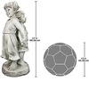 image:imageDesign Toscano Back to Back Brother and Sister Garden Children Statue