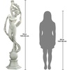 image:imageDesign Toscano GuanYin Goddess of Compassion Asian Garden Statue 42 Inch Resin Antique Stone FinishGoddess Aurora