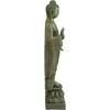 image:imageDesign Toscano Meditative Asian Decor Grand Temple IndoorOutdoor Garden Statue Large 40 inches tall Cast Stone Resin Dark Stone FinishEnlightened Buddha
